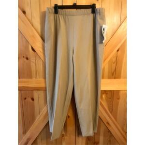 Vintage Joyce Women's Polyester Pants Size 16 Tan NWT (3697)